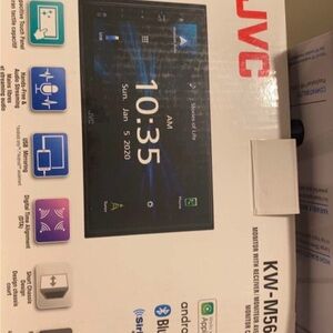JVC KW-M560BT 6.8" Digital Multimedia Receiver W/ Apple CarPlay & Android Auto